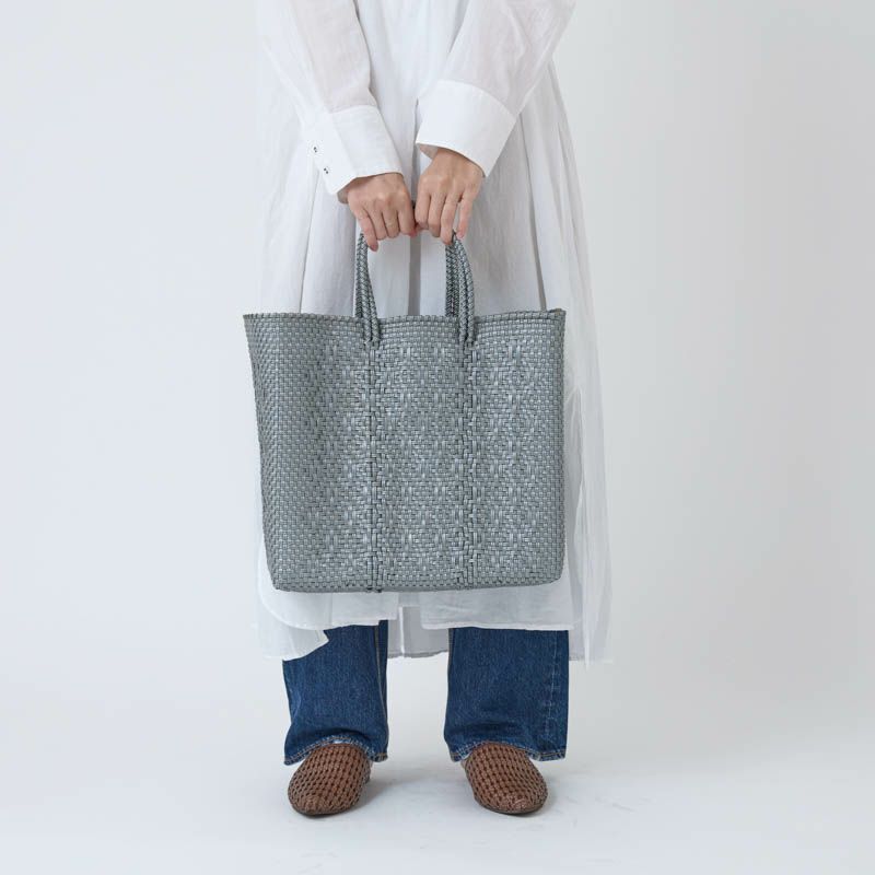 MERCADO BAG - CASCADA - Silver / White (S) | Letra｜レトラ