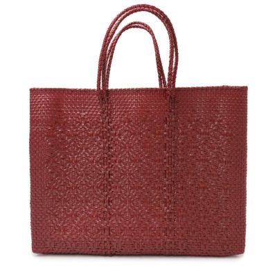 MERCADO BAG - ROMBO - Orange / White (S) | Letra｜レトラ公式通販