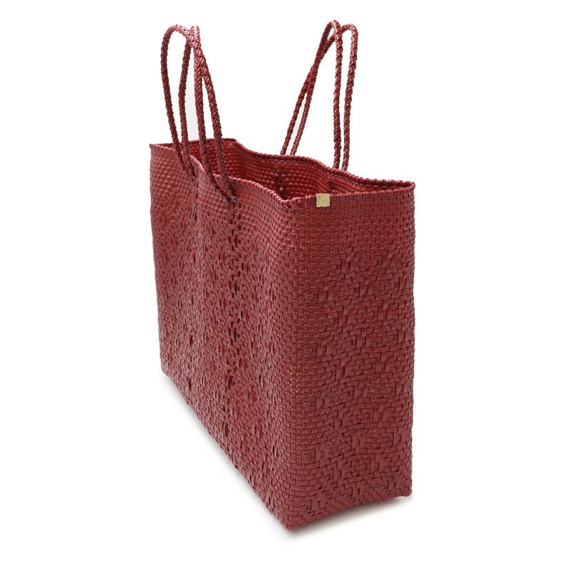 MERCADO BAG - ROMBO - Dark Red (L) | Letra｜レトラ公式通販