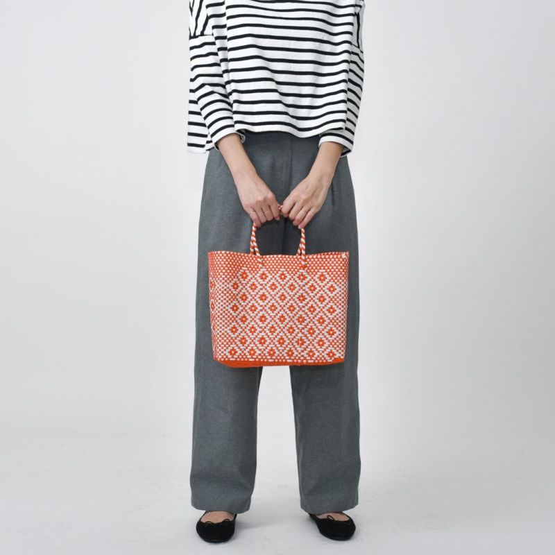 MERCADO BAG - ROMBO - Orange / White (XS) | Letra｜レトラ