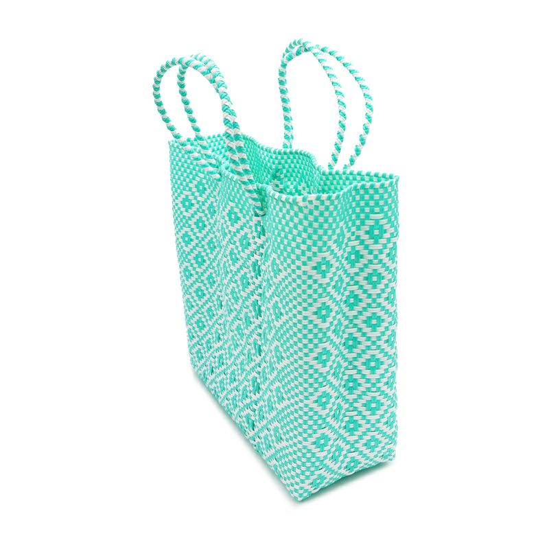 MERCADO BAG - ROMBO - Mint / White (M) | Letra｜レトラ公式通販