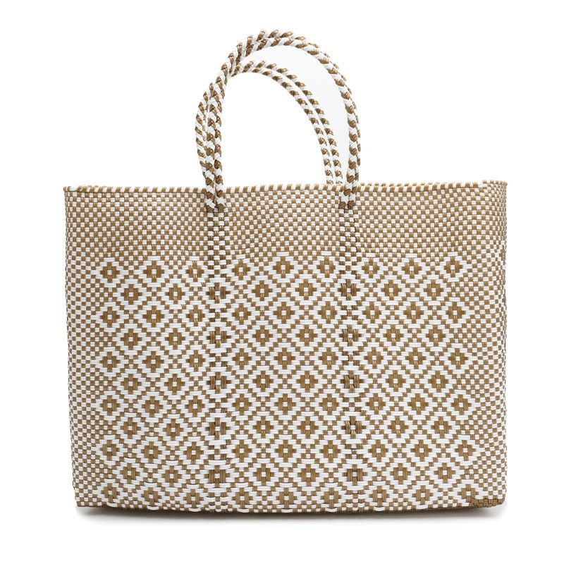 Letra【新作】メルカドバッグGold / White (S)※チャーム付 MERCADO BAG - ESPIGA - Gold / White (S) | Letra｜レトラ公式通販