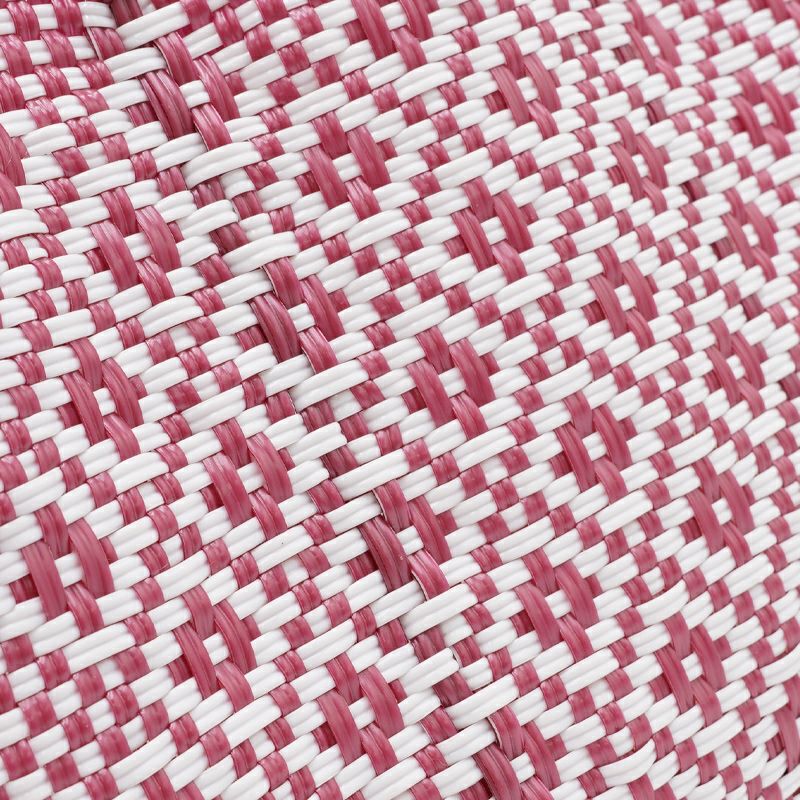 MERCADO BAG - ROMBO - Metallic Pink / White (XS) | Letra｜レトラ 