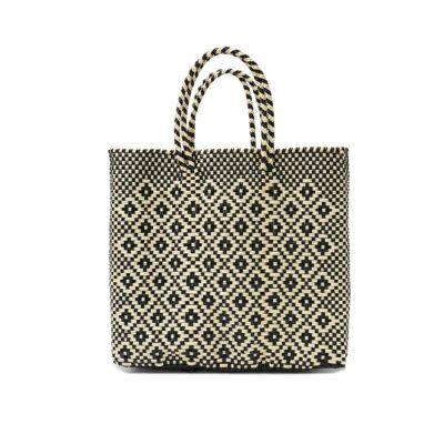MERCADO BAG - ROMBO - Black / Cream (S)