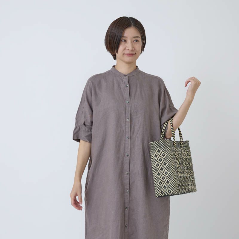 MERCADO BAG - ROMBO - Black / Cream (S) | Letra｜レトラ公式通販