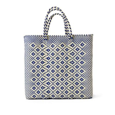 MERCADO BAG - ROMBO - Navy / Cream (M)