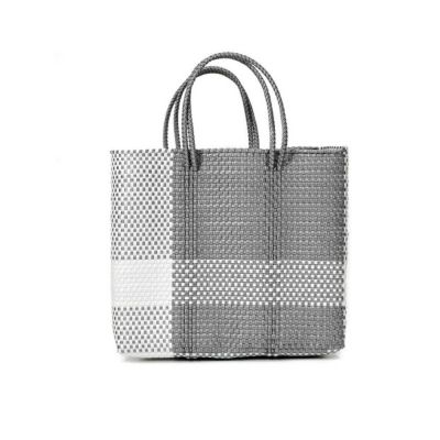 【限定品】 MERCADO BAG - CROSS LINE - Silver / White (S) | Letra バッグ