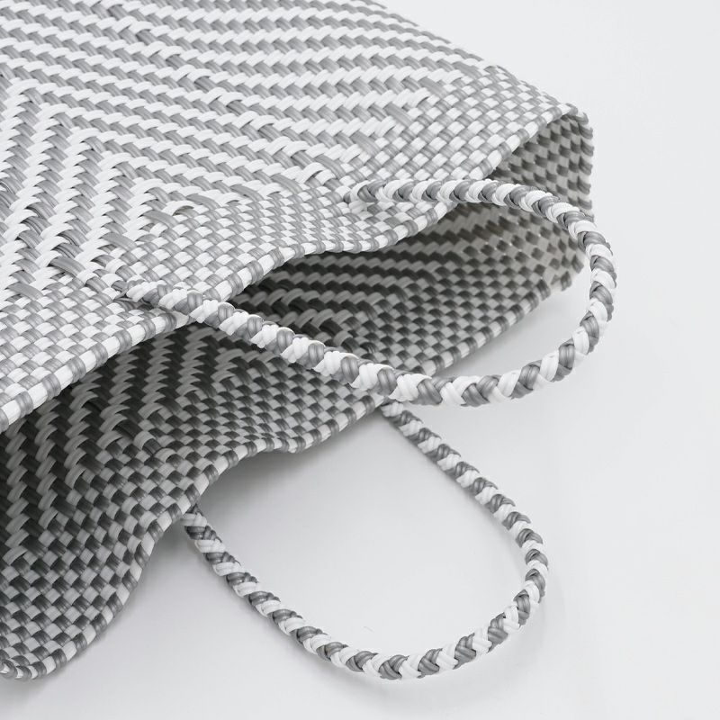 MERCADO BAG - ESPIGA - Silver / White (XS) | Letra｜レトラ