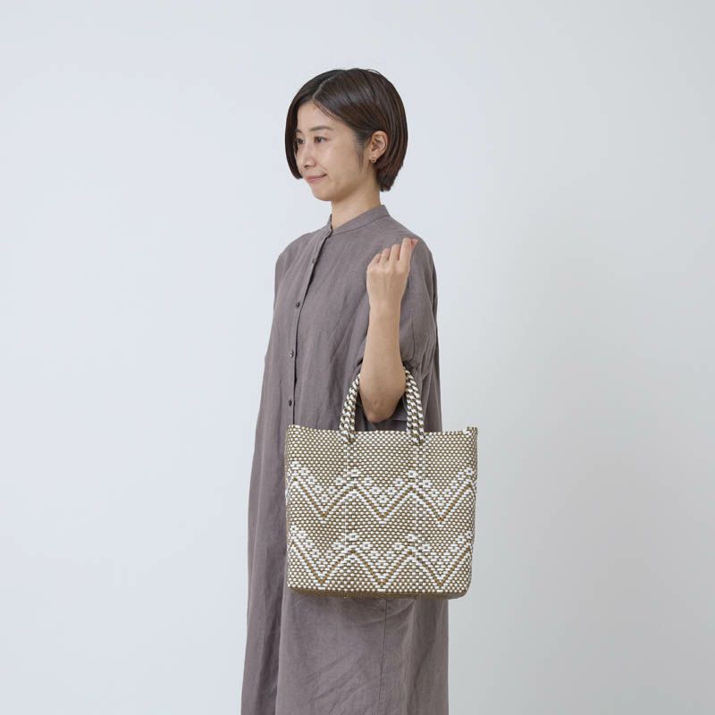 MERCADO BAG - GYPSOPHILA - Gold / White (S) | Letra｜レトラ公式通販