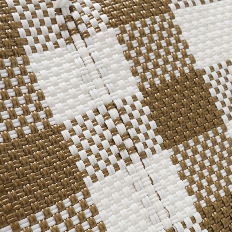MERCADO BAG - BIG CHECK - Gold / White (XS) | Letra｜レトラ