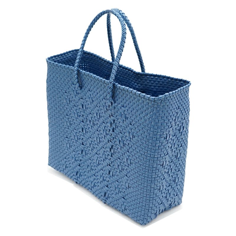 MERCADO BAG - ROMBO - Metallic Blue (XS) | Letra｜レトラ公式通販