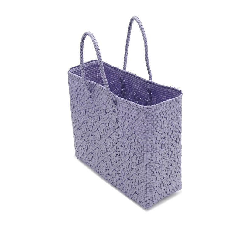 MERCADO BAG - ROMBO - Metallic Purple (XS)