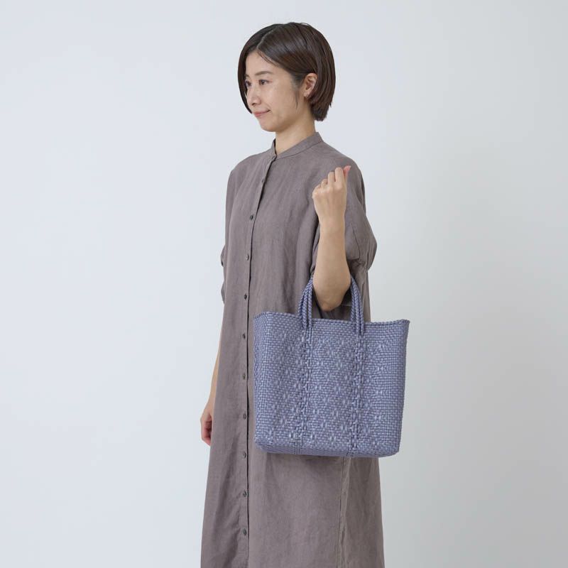 【美品】メキシコ　メルカドバック　ホワイト　M  レトラ MERCADO BAG - CROSS LINE - White / Cream (M) | Letra｜レトラ