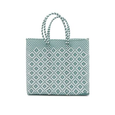 MERCADO BAG - ROMBO - Khaki / White (S)
