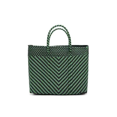 MERCADO BAG - ESPIGA - Metallic Green / Black (XS) | Letra｜レトラ