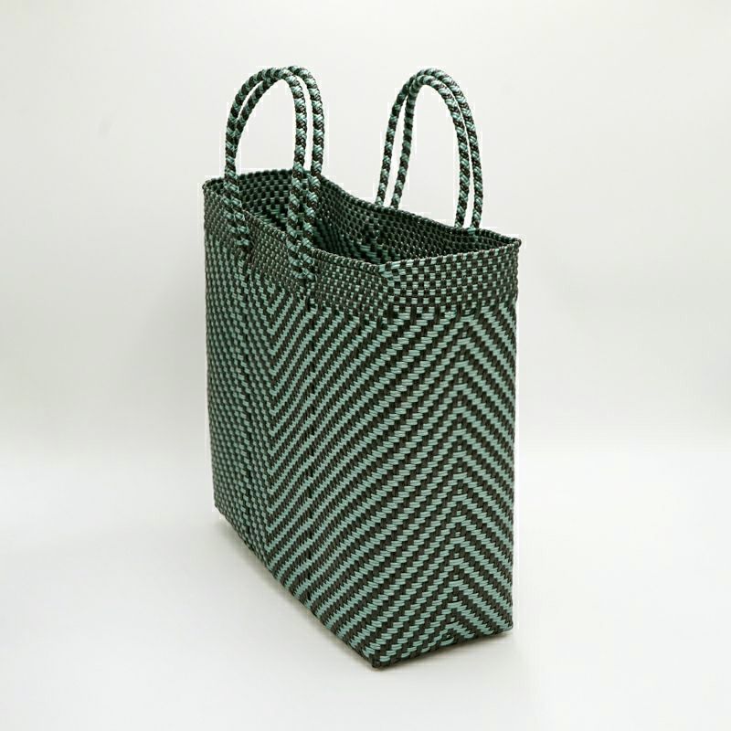 MERCADO BAG - ESPIGA - Metallic Green / Black (M) | Letra｜レトラ