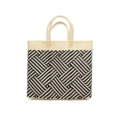 MERCADO BAG - TAPETE - Cream / Black (S)