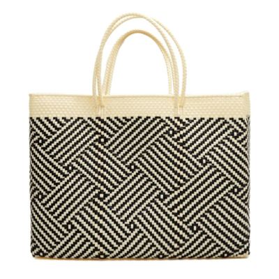 MERCADO BAG - TAPETE - Cream / Black (L) | Letra｜レトラ公式通販