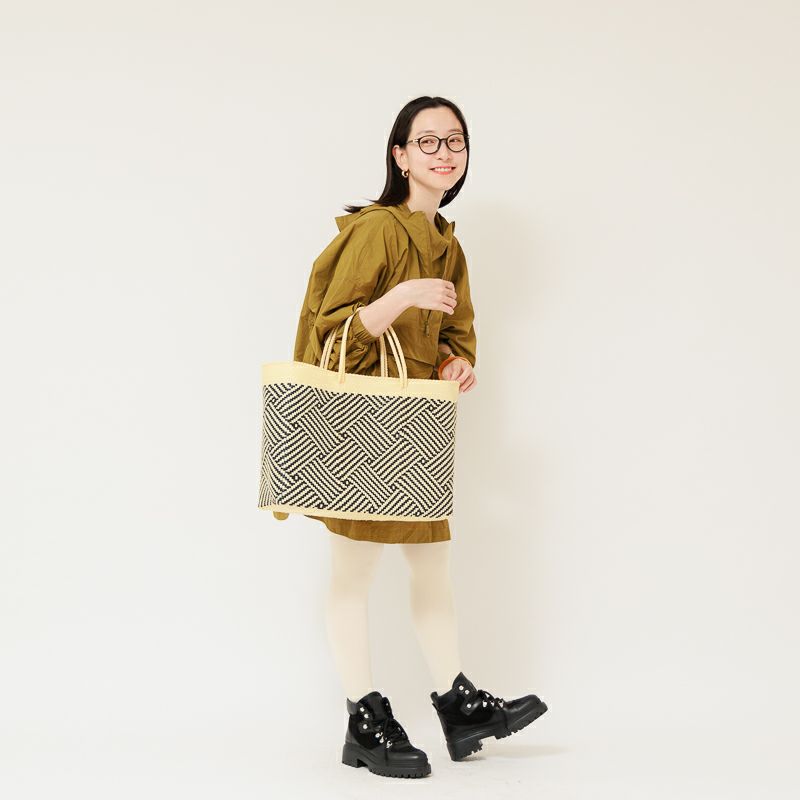 MERCADO BAG - TAPETE - Cream / Black (L) | Letra｜レトラ公式通販