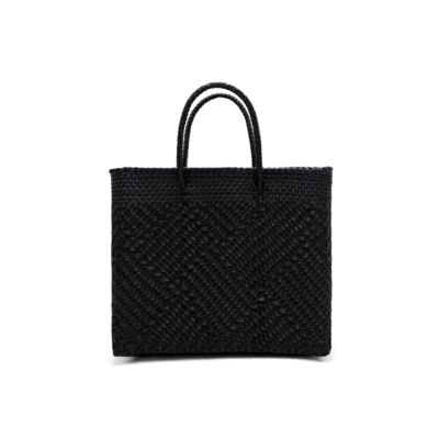 MERCADO BAG - TAPETE - Black (L) - かごバッグ