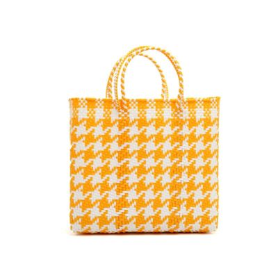 MERCADO BAG - MINI CHECK - Gold / White (M) | Letra｜レトラ公式通販