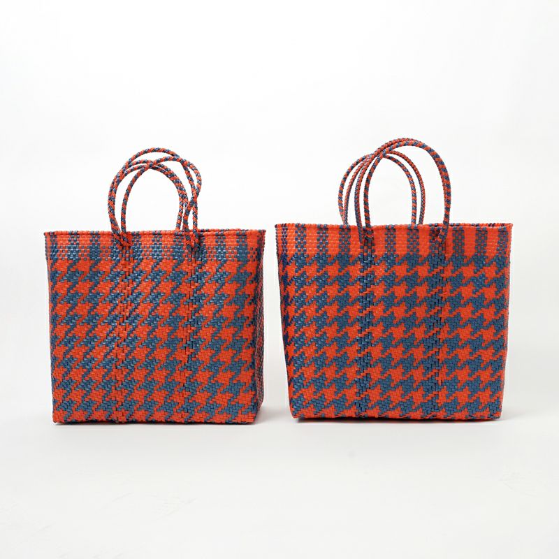 MERCADO BAG - CHIDORI - Metallic Blue / Orange (XS) | Letra