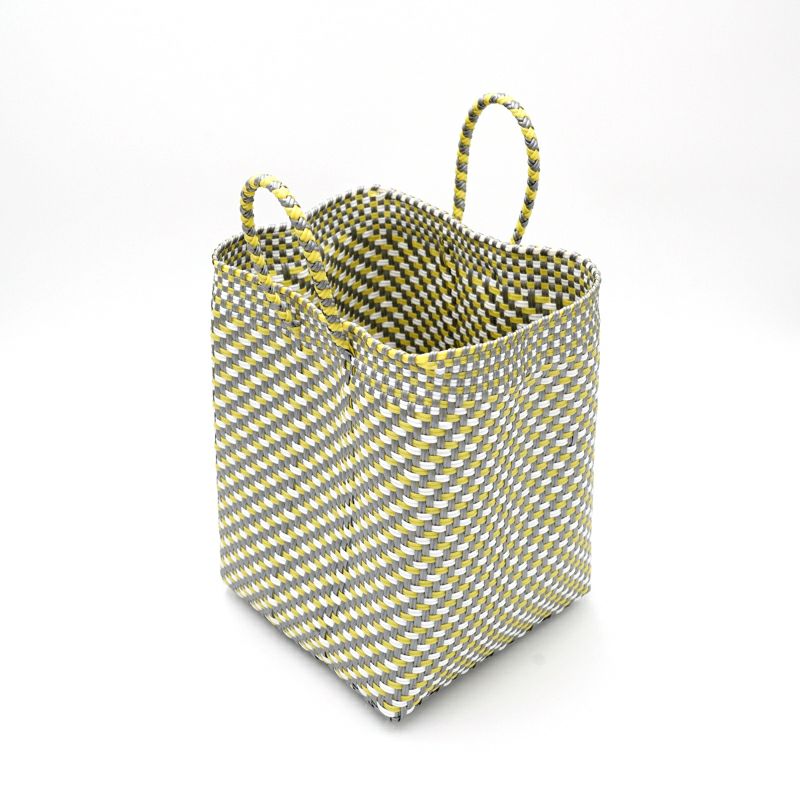 MERCADO BUCKET MULTI- Silver / Yellow / White (SHORT HANDLE