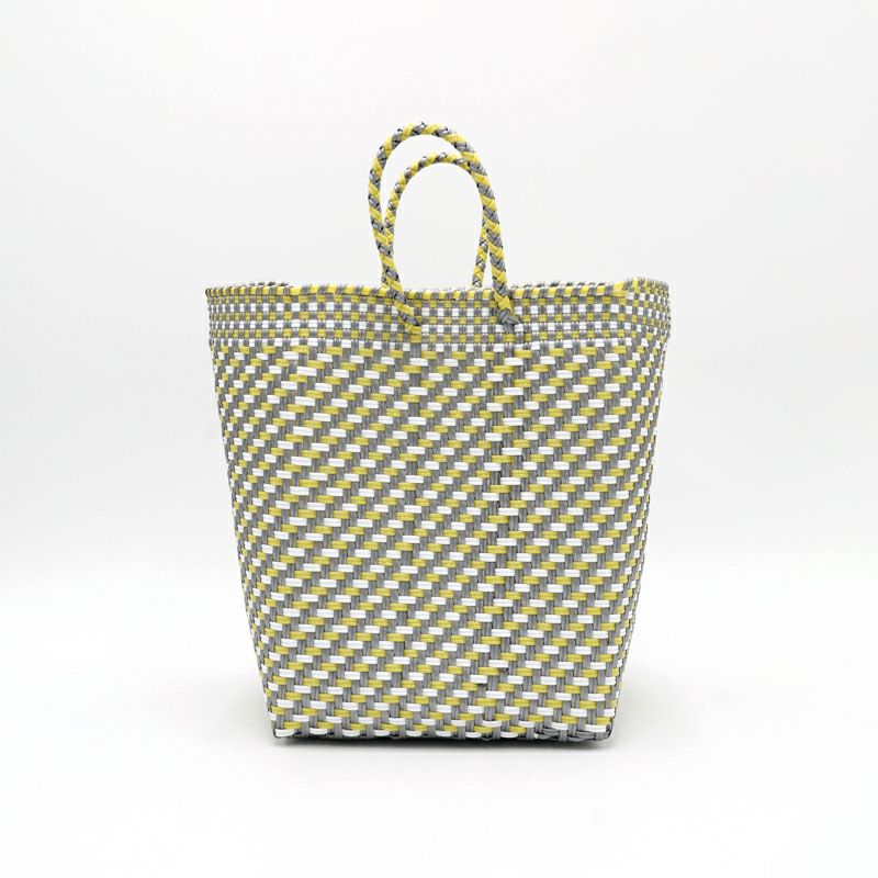 MERCADO BUCKET MULTI- Silver / Yellow / White (SHORT HANDLE