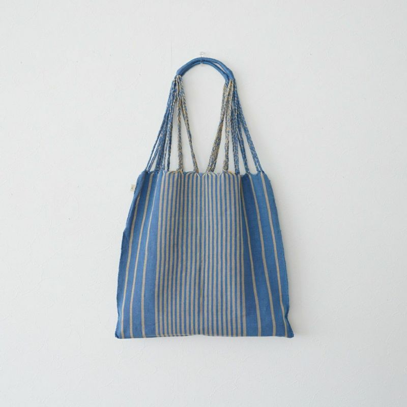 HAMMOCK BAG - ORIGINAL STRIPE - Light Blue / Beige | Letra