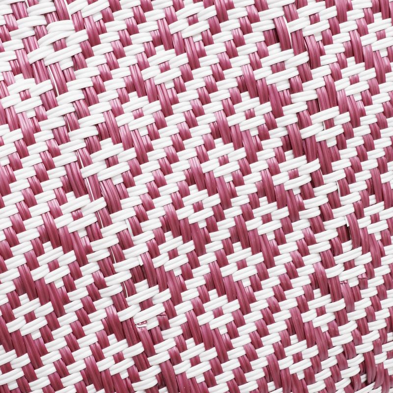 50％OFF】MERCADO BAG - ROMBO LINE - Metallic Pink / White - (BOAT