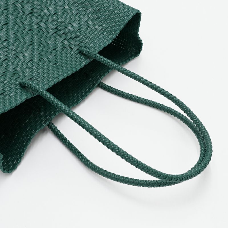 MERCADO BAG - ROMBO - LONG HANDLE - Dark Green (XS) | Letra