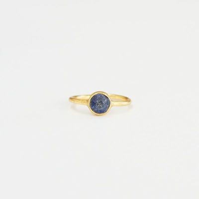 TURQUIA - RING - ROUND STONE - LAPISLAZULI