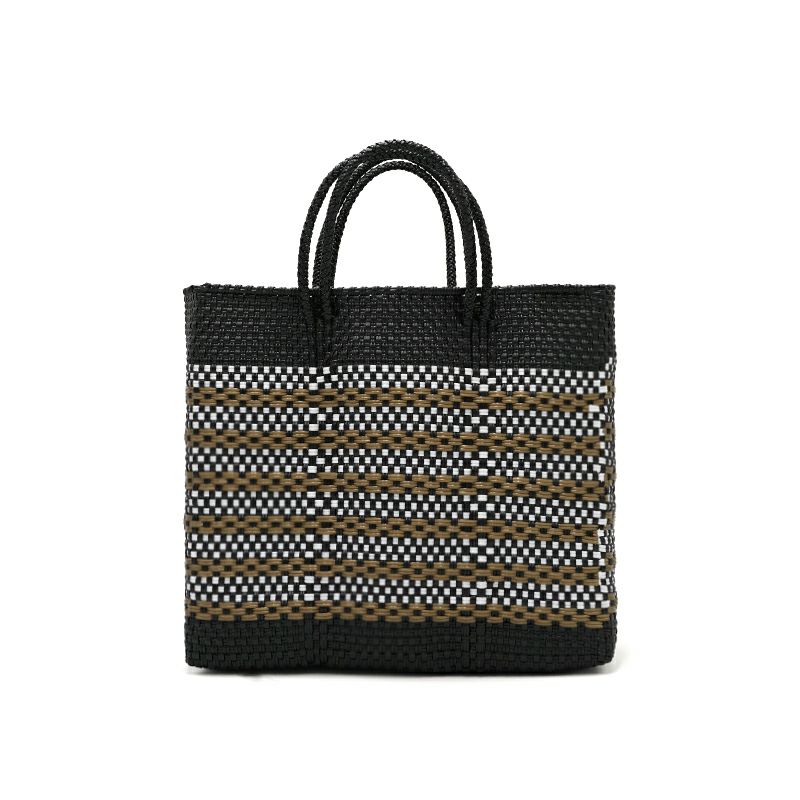 MERCADO BAG - CADENA - Black / Gold /White (S) | Letra｜レトラ 