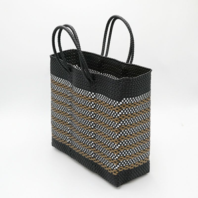 MERCADO BAG - CADENA - Black / Gold /White (M) | Letra｜レトラ公式通販