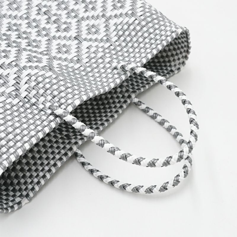 MERCADO BAG - CASCADA - Silver / White (XS) | Letra｜レトラ