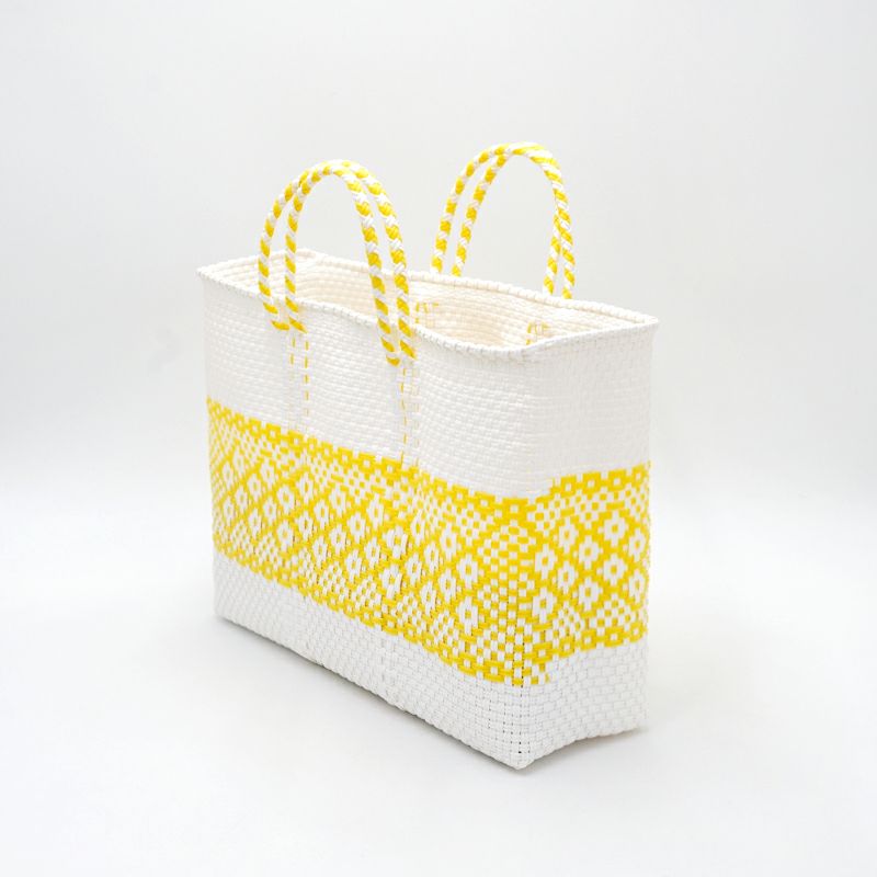 MERCADO BAG - MIMOSA - White / Yellow (SHORT S) | Letra