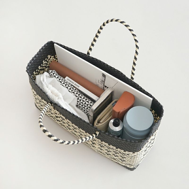 MERCADO BAG - MIMOSA - Metallic Blue / White (SHORT XS