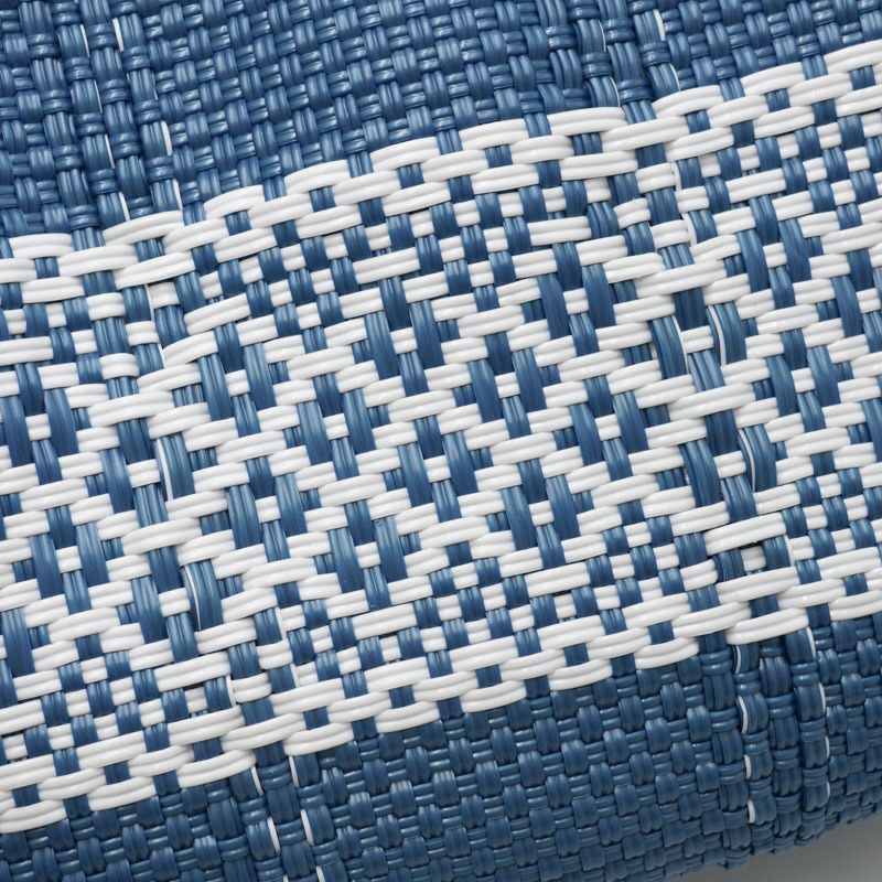 MERCADO BAG - MIMOSA - Metallic Blue / White (SHORT S