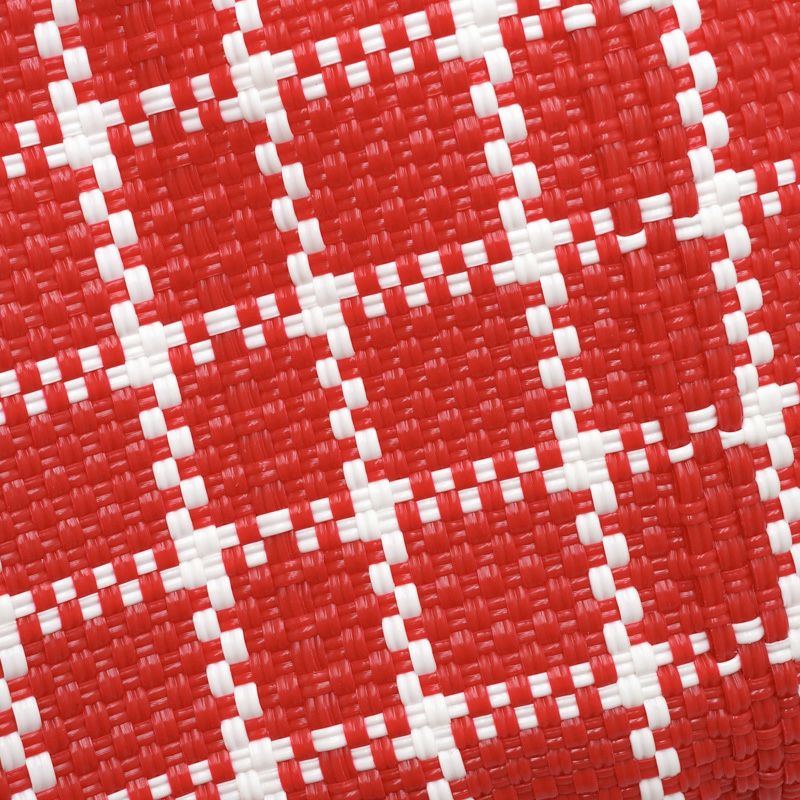 MERCADO BAG - LATTICE - Red / White (M) | Letra｜レトラ公式通販