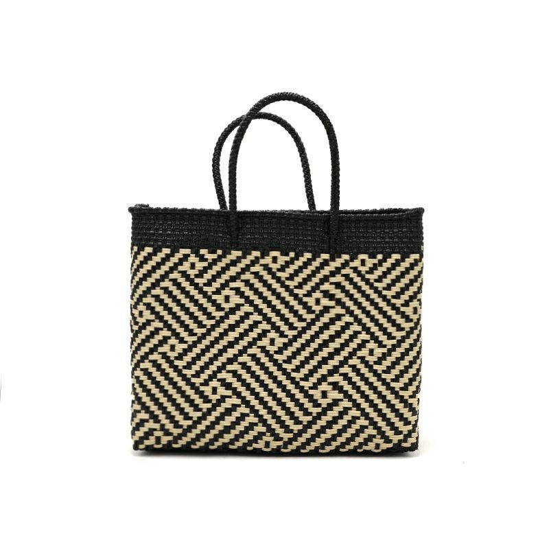 MERCADO BAG - TAPETE - Black / Cream (XS) | Letra｜レトラ