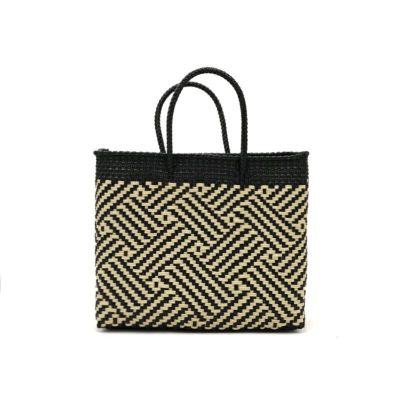 MERCADO BAG - TAPETE - Black / Cream (XS)