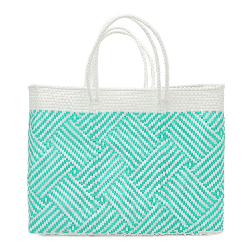 MERCADO BAG - TAPETE - White / Mint (L) | Letra｜レトラ公式通販