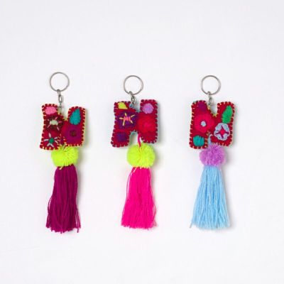 ALPHABET CHARM (S) -N- Red