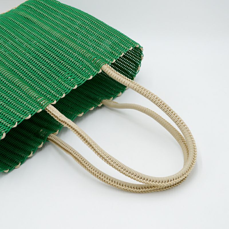 50％OFF】MERCADO BAG - ROLLIZO - Dark Green / Ceam (LARGE) | Letra