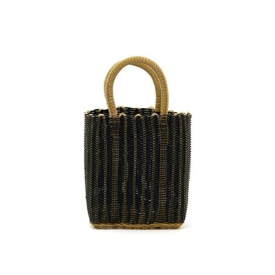 MERCADO BAG - ROLLIZO - Black / Gold (MINI)