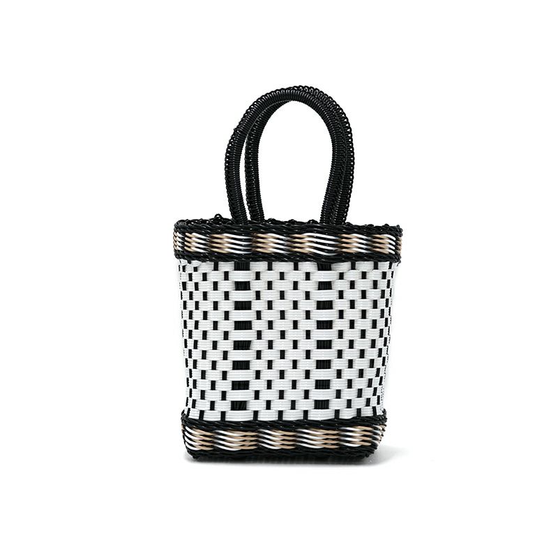 レトラ　メルカドパック　 黒白 MERCADO BAG - ESPIGA - Black (S) | Letra｜レトラ公式通販