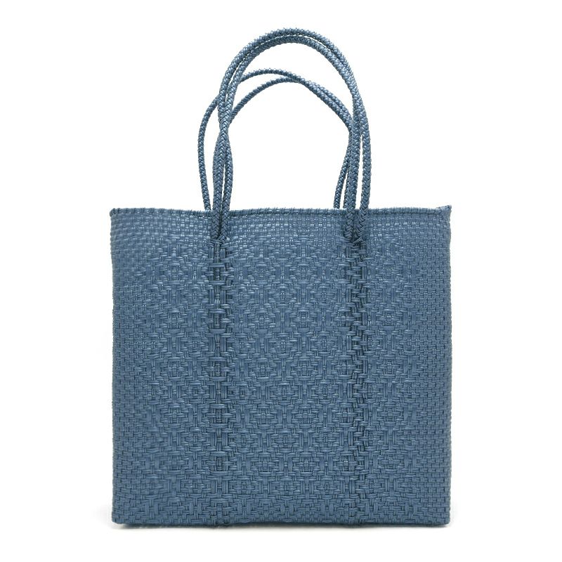 レトラ　MERCADO バッグ SHORT BLUE MERCADO BAG - CANGREJO - SHORT STYLE - Gold / White (SHORT S