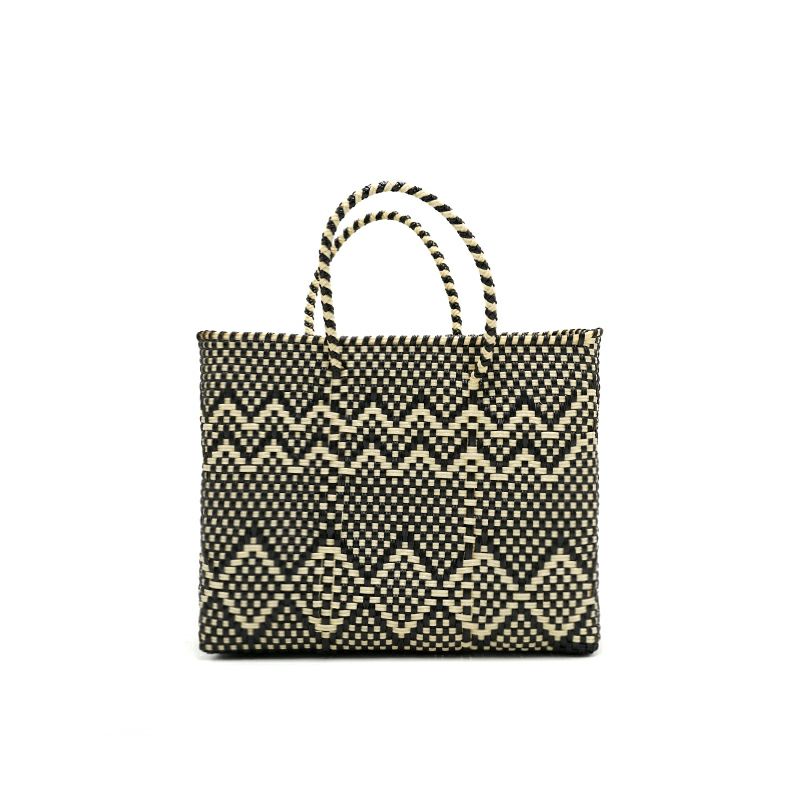 レトラ　メルカドパック　 黒白 MERCADO BAG - PLAYA - Black / Cream (XS) | Letra｜レトラ公式通販