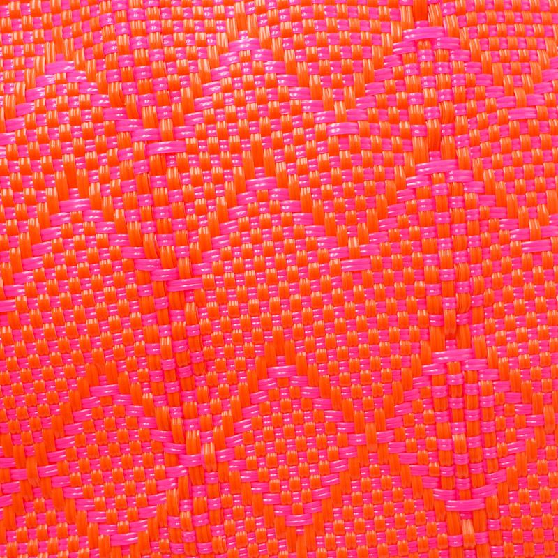 メルカドバッグ　orenge L MERCADO BAG - PLAYA - LONG HANDLE - Orange / Pink (M