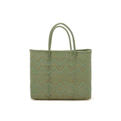 MERCADO BAG - PLAYA - Gold / Metallic Green (XS)